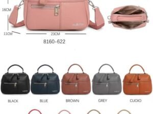 Bolso de Mano  para Mujer con Multicompartimentos con Cierre de Cremallera