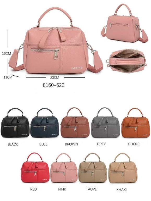 CG8160-622-All Bolso de Mano para Mujer con Multicompartimentos con Cierre de Cremallera