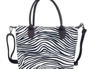 Bolso Bandolera Sintético con Diseño Animal Print