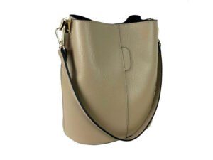 cg57818 Bolso cubo de Hombro en Piel Italiana