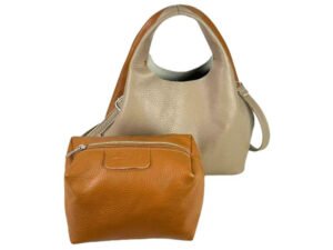 cg57859 Bolso de Mano en Piel Italiana