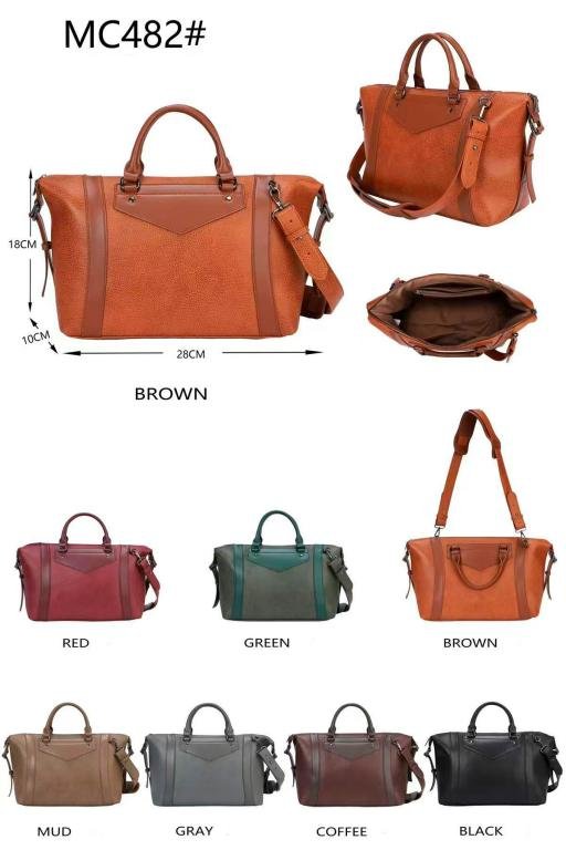 Bolso de Mano Sintético con Gran Capacidad